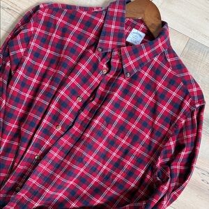 Brooks Brothers Red and Blue Plaid Shirt